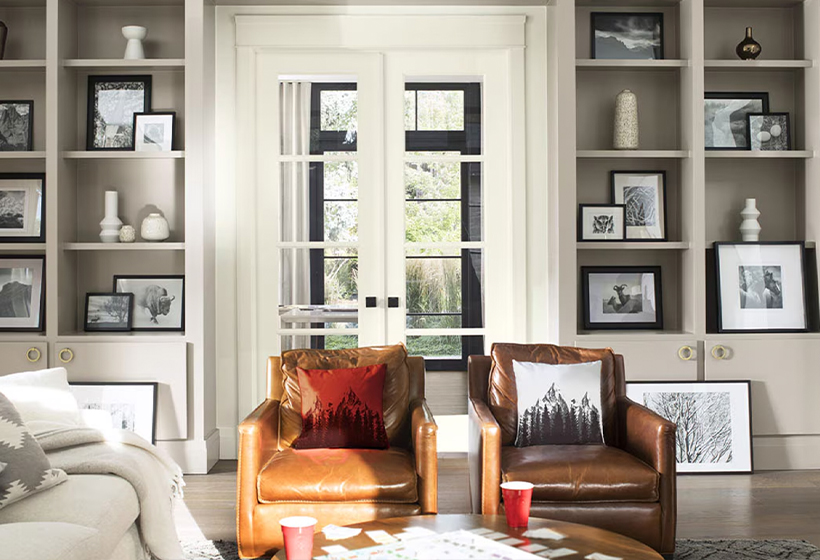 Interior family room painted by R. Courtney Painting